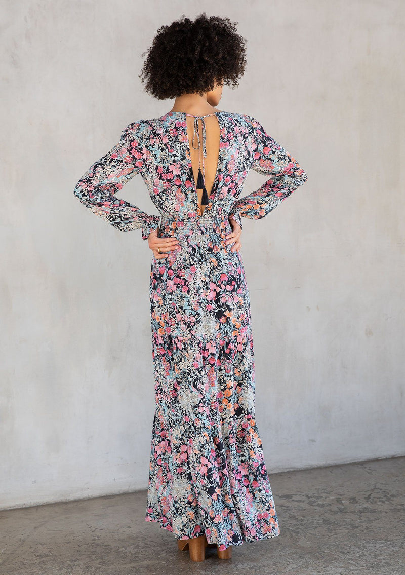 Bohemian V-Neck Floral Maxi Dress | LOVESTITCH Bohemian V-Neck Floral Maxi Dress | LOVESTITCH