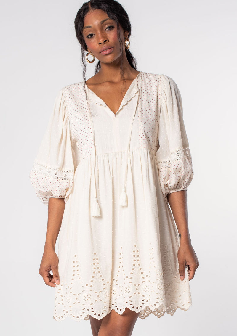 Women's Cotton White Embroidered Dress | LOVESTITCH Women's Cotton White Embroidered Dress | LOVESTITCH