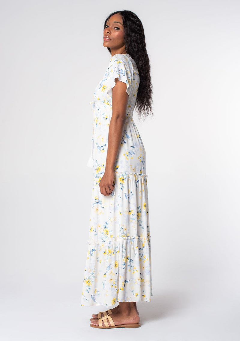 California Dreaming Maxi Dress Cream/Yellow / XS California Dreaming Maxi Dress Cream/Yellow / XS