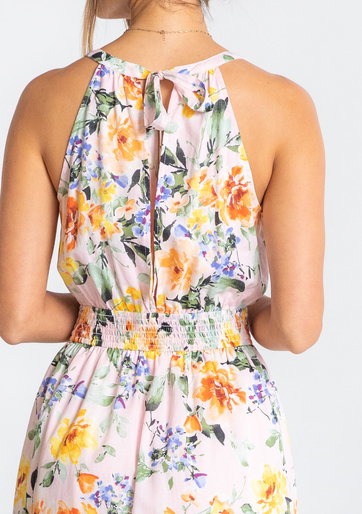 lovestruck floral halter maxi dress Love Fragrance Halter Maxi Dress- Women's Designer Luxury Dresses