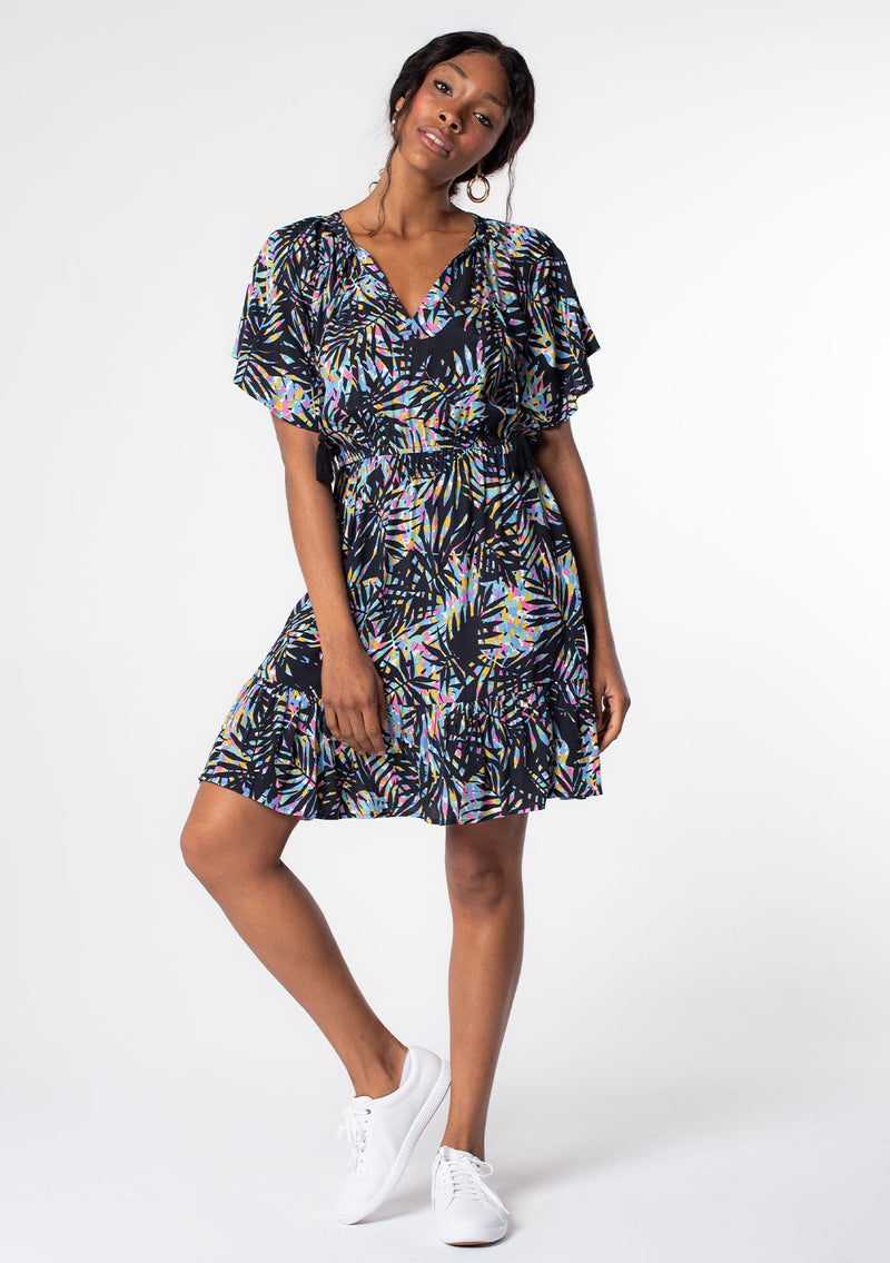Get Away Mini Dress Black/Blue / M Get Away Mini Dress Black/Blue / M