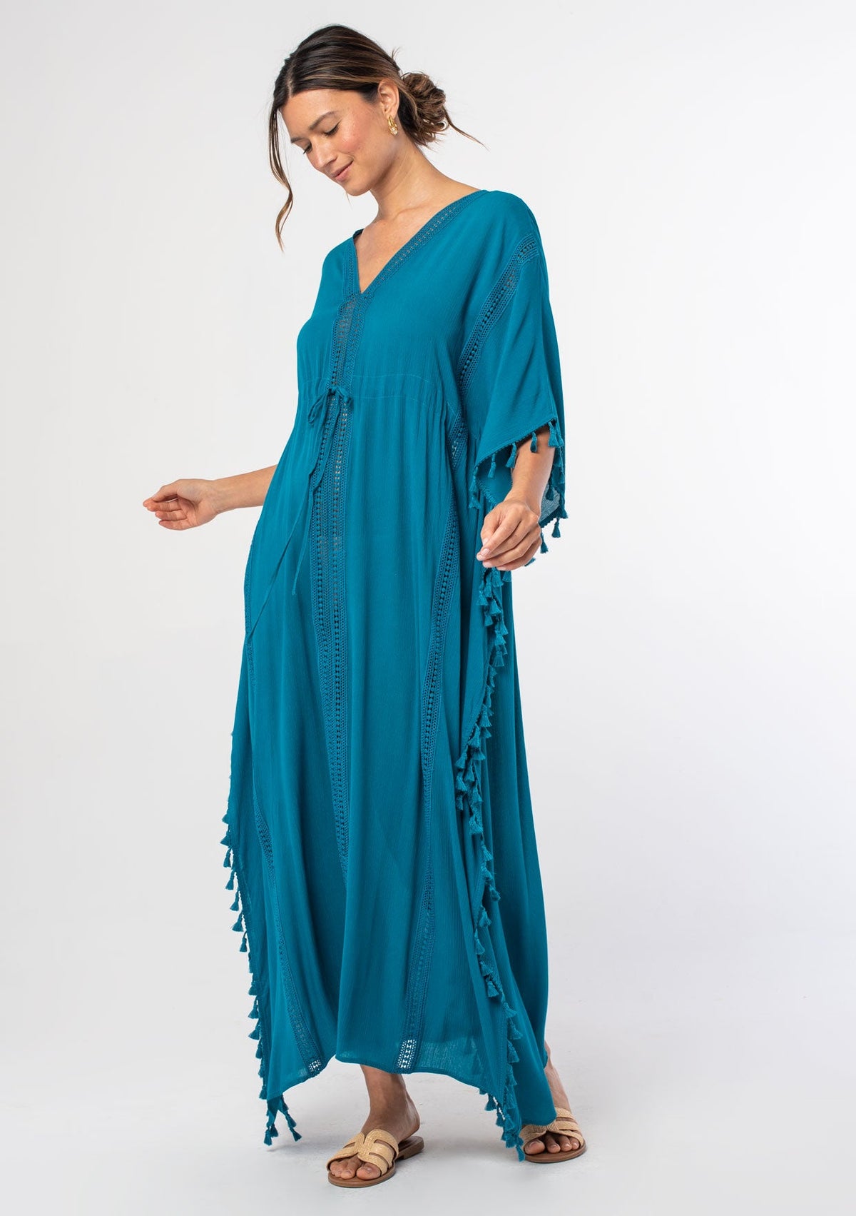 Sea Breeze Beach Caftan Black / M/L Sea Breeze Beach Caftan Black / M/L