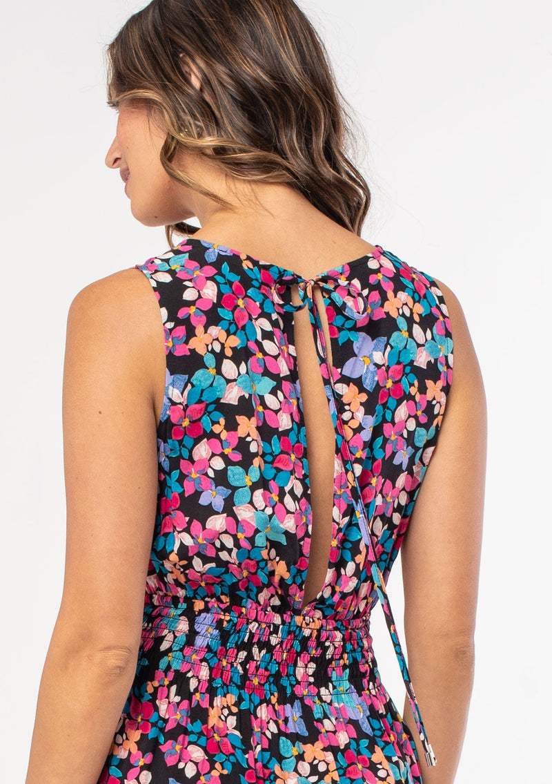Chic Multicolor Floral Bohemian Mini Dress | LOVESTITCH Los Angeles Chic Multicolor Floral Bohemian Mini Dress | LOVESTITCH Los Angeles