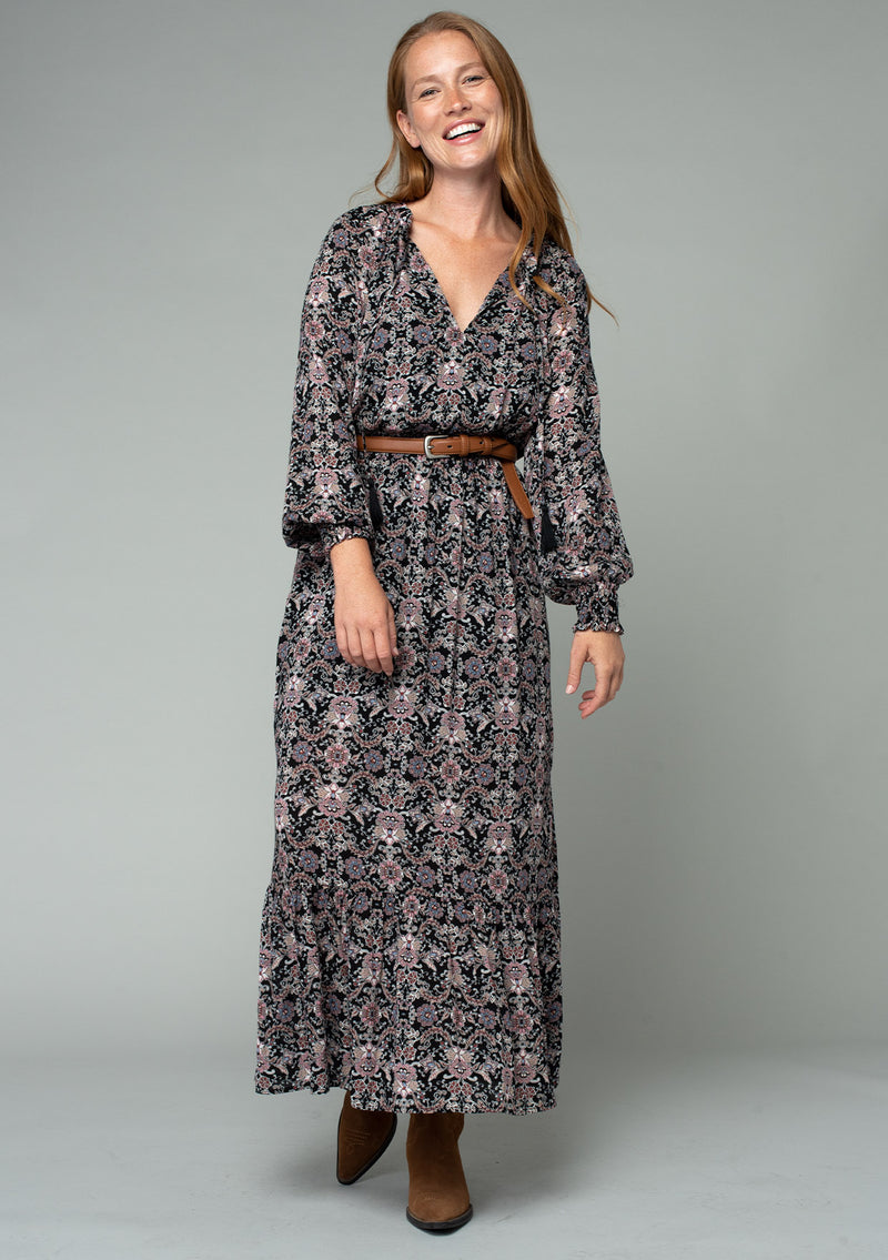 Bohemian Flowy Paisley Maxi Dress - Coastal Cowgirl Style | LOVESTITCH Bohemian Flowy Paisley Maxi Dress - Coastal Cowgirl Style | LOVESTITCH