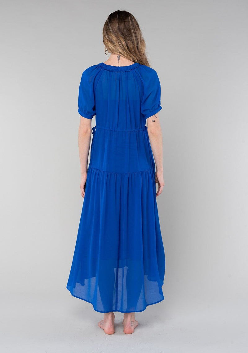 flowy sheer maxi dress Women Ruffle Hem Pleated Sheer Mesh Long Maxi Dress Sleeveless Halter Neck Irregular Tiered Flowy Long Maxi Dresses For Wedding Guest Summer Holiday Beachwear