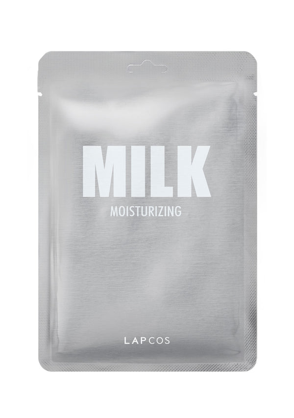 [Color: Milk] Milk sheet face mask. 