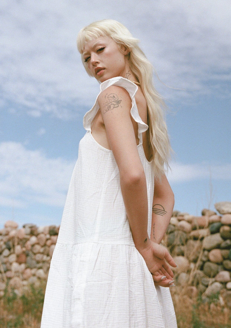 Cute White Bohemian Maxi Dress | LOVESTITCH Cute White Bohemian Maxi Dress | LOVESTITCH