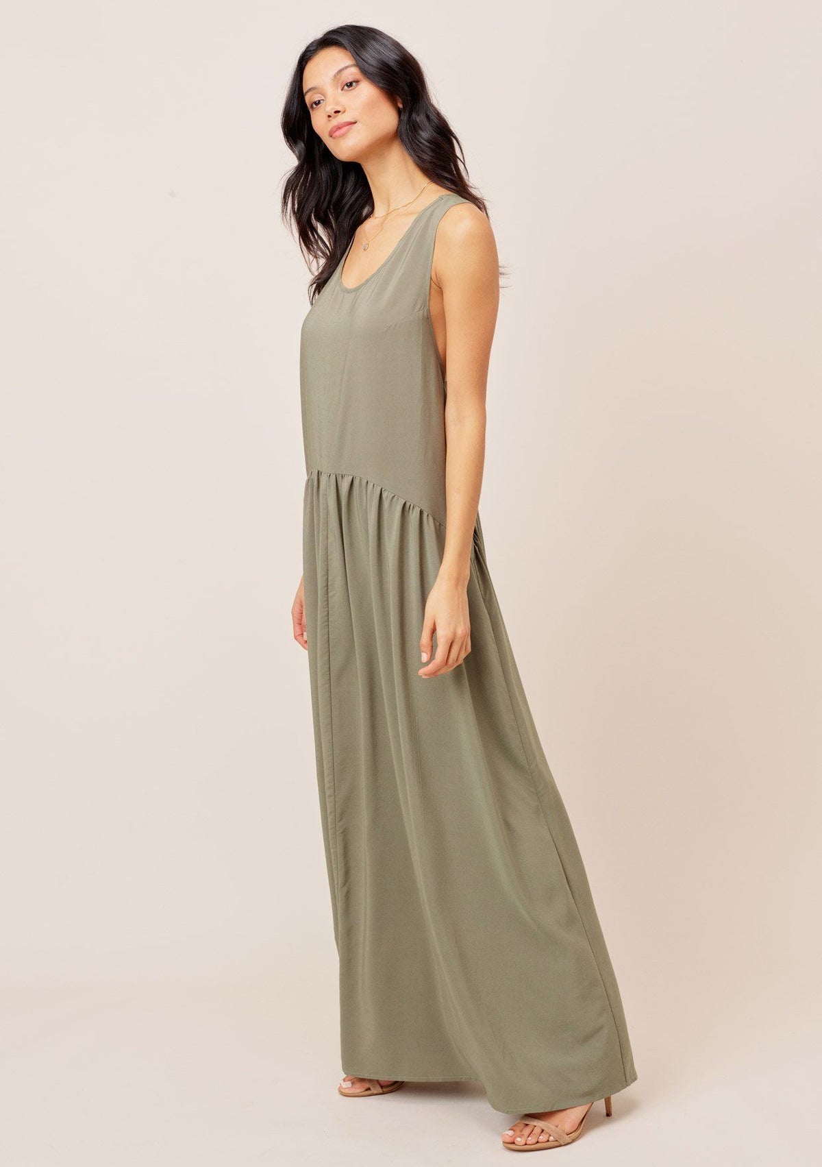 Astrid Racerback Maxi Dress Black / L Astrid Racerback Maxi Dress Black / L