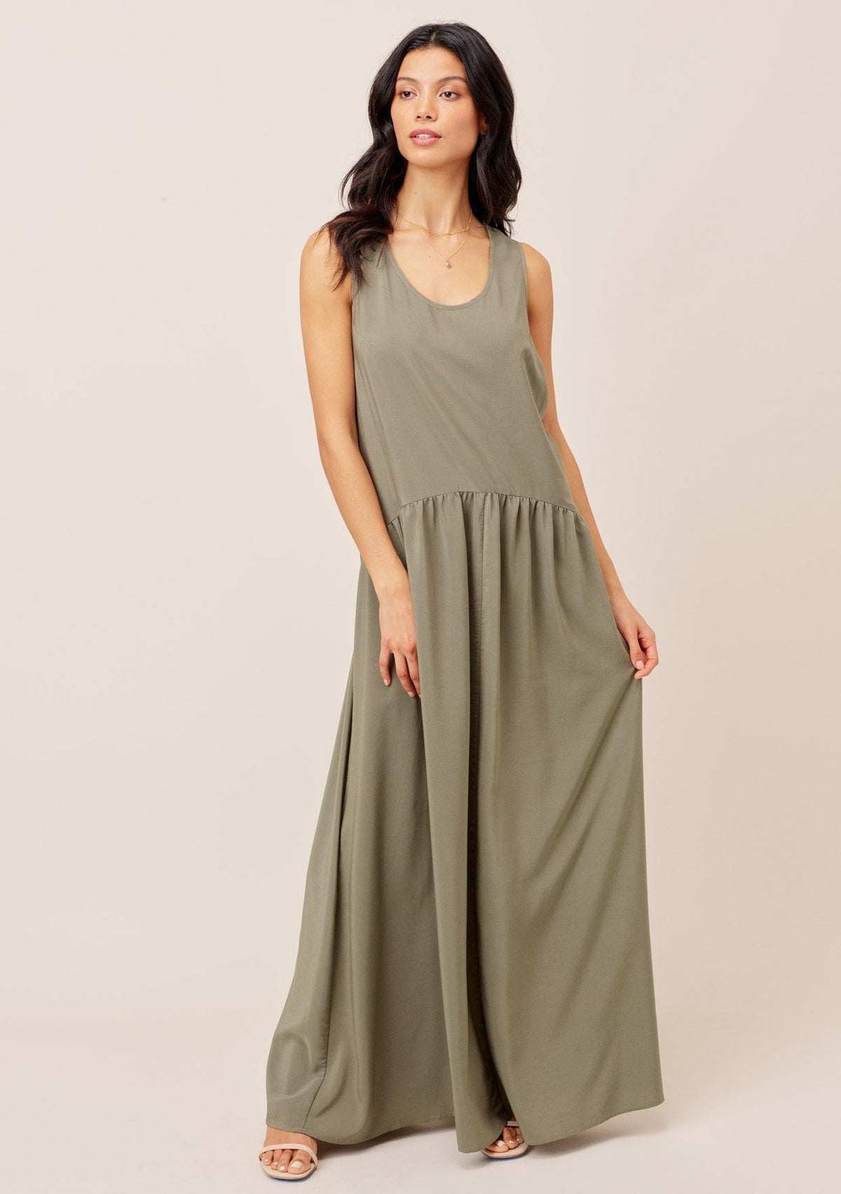 Astrid Racerback Maxi Dress Black / L