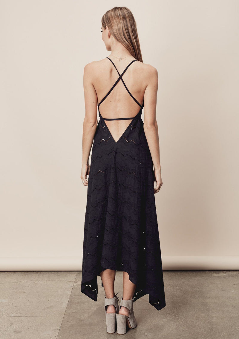 Gisele Eyelet Beach Dress Black / M/L Gisele Eyelet Beach Dress Black / M/L