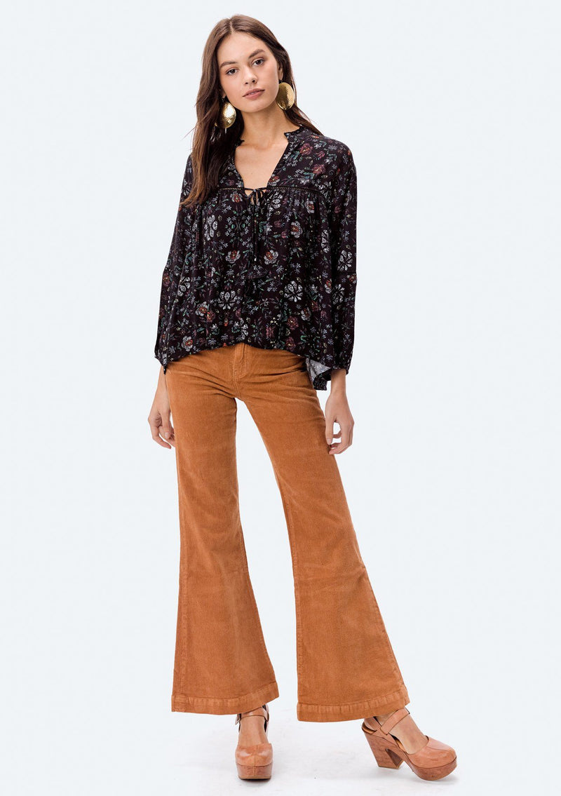 [Color: Black Floral] 