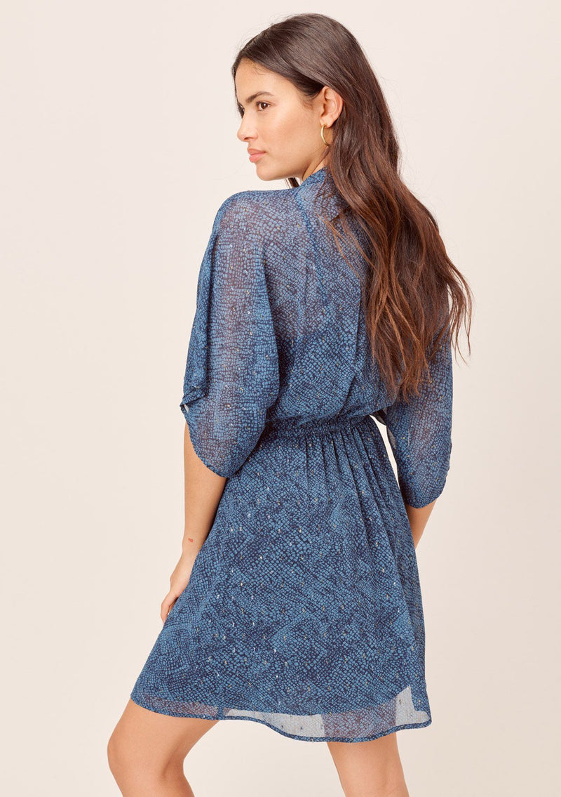 mini kimono sleeve dress Karen Millen Petite Kimono Sleeve Embellished Mini Dress in Mango