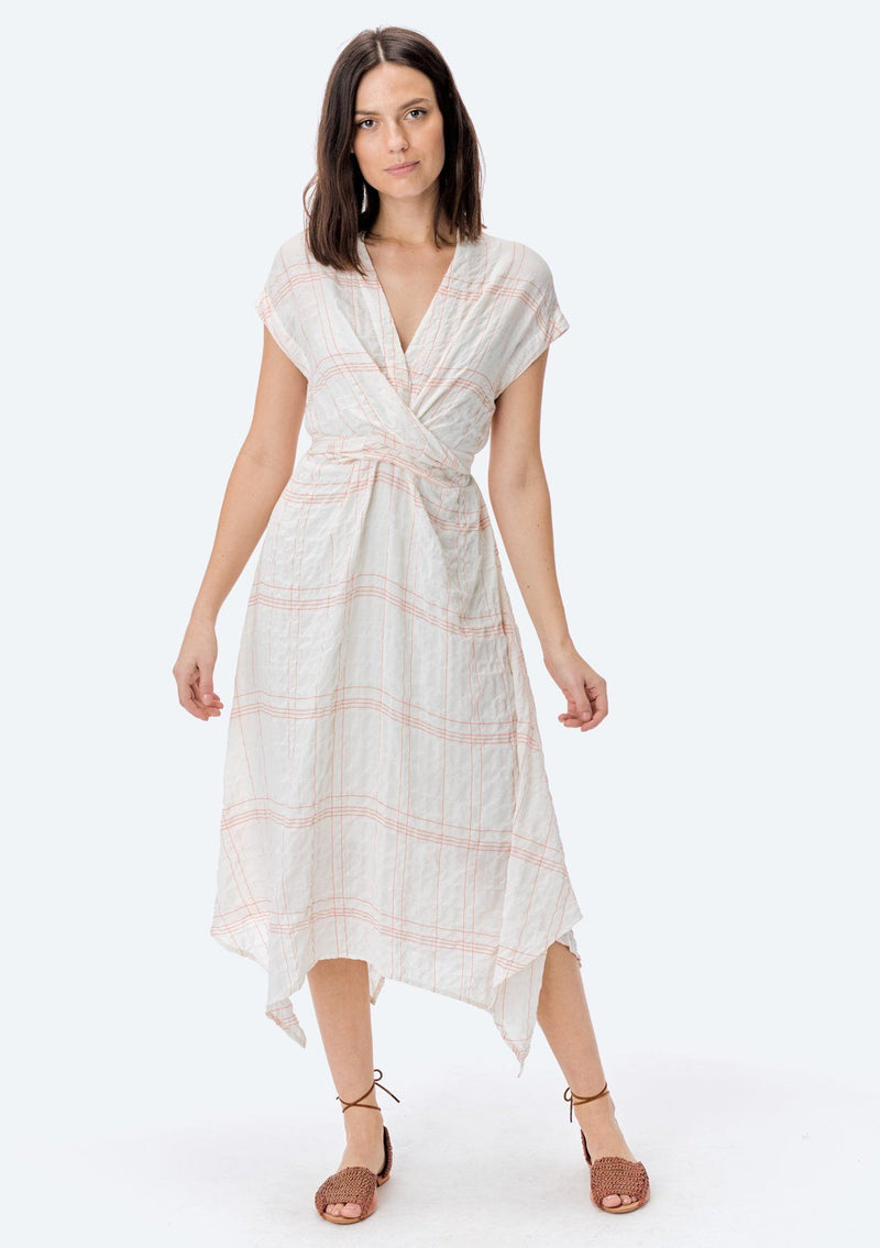 Billie Plaid Dress Ivory/Black / Small Billie Plaid Dress Ivory/Black / Small