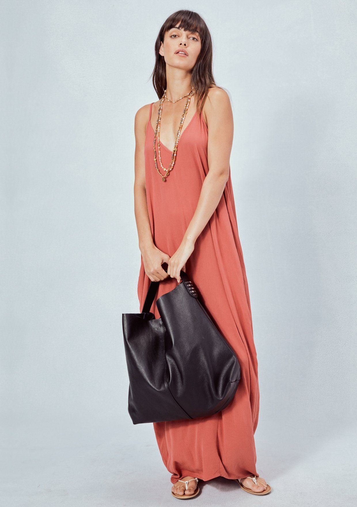 Bohemian Leather Slouchy Shoulder Bag LOVESTITCH