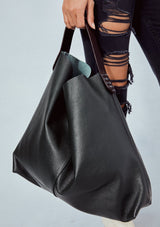 [Color: Loden] Lovestitch buttery soft, slouchy leather shoulder bag. 