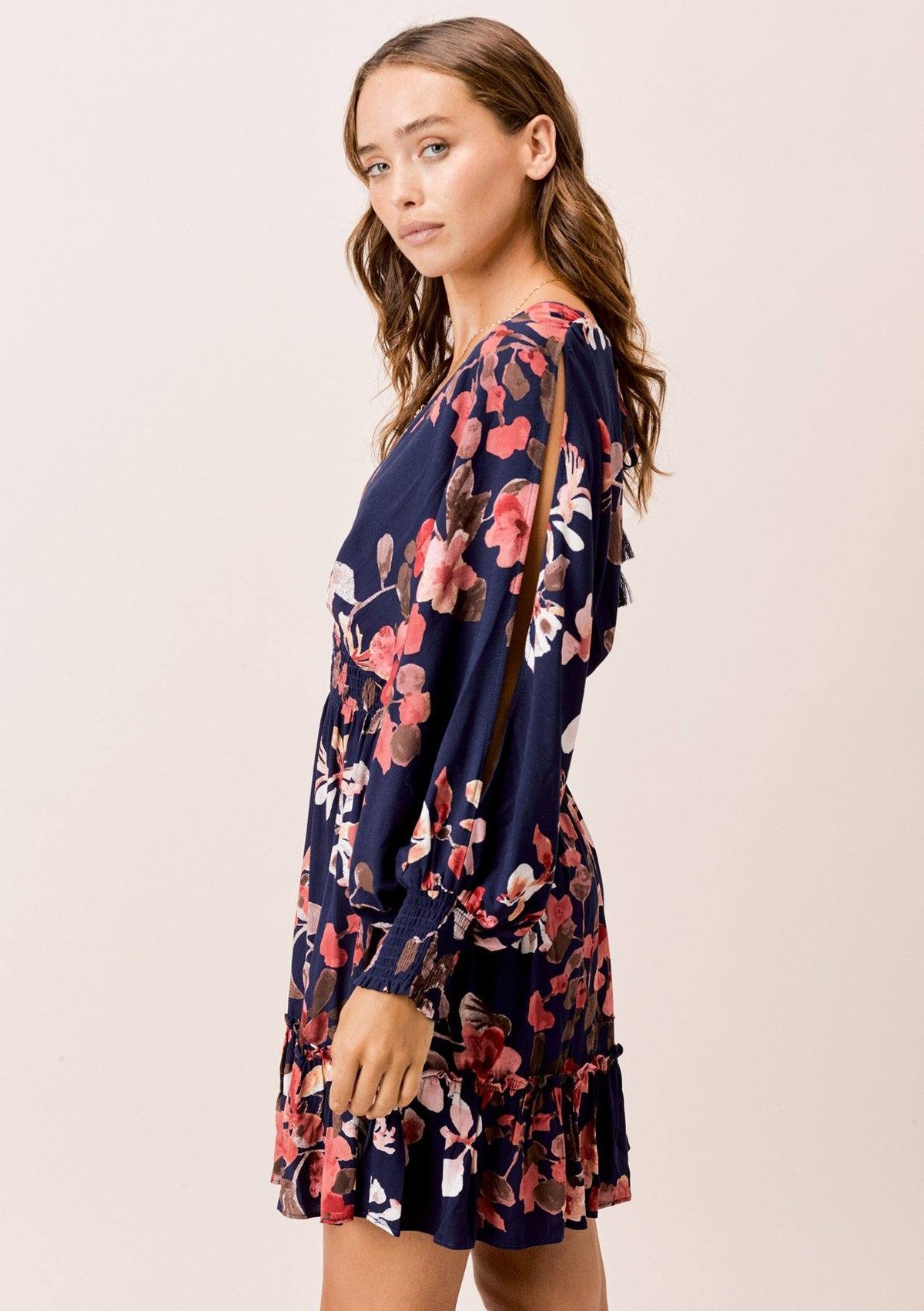 knee length dresses for ladies Joelle Mini Dress - Musk