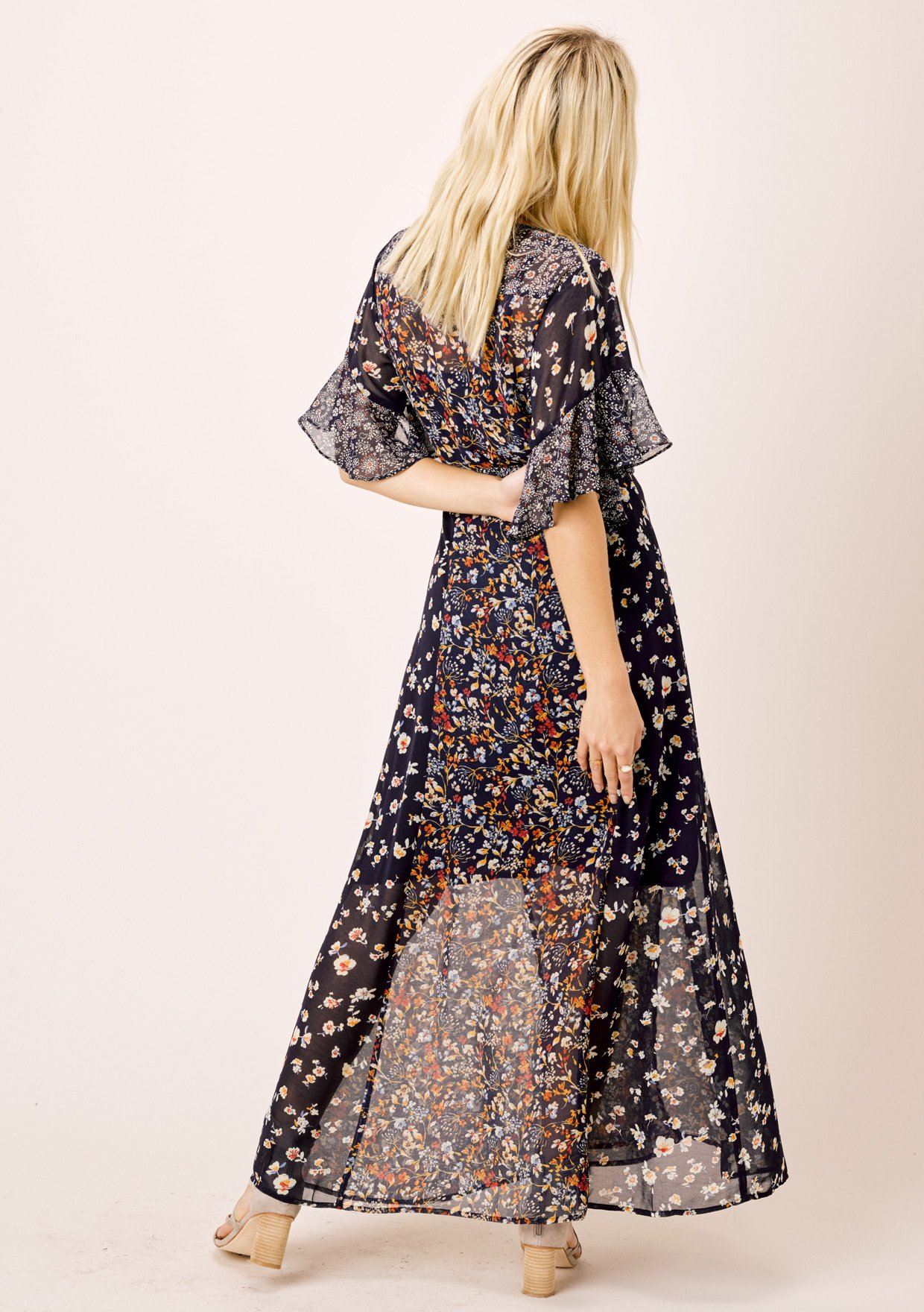PRISCILLA FLORAL MAXI DRESS main image 1