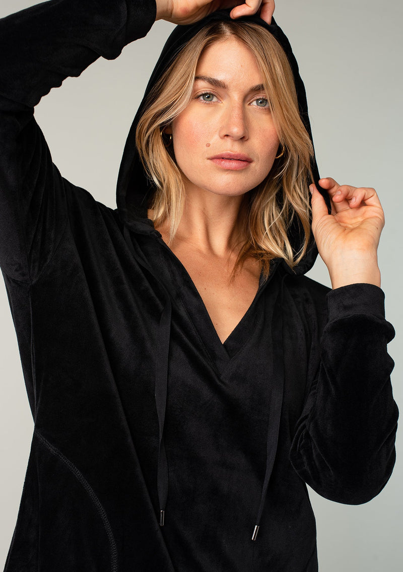 Slumber Velour Dress Black / M Slumber Velour Dress Black / M
