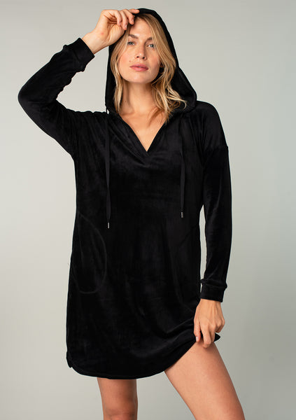トップス neith. love veil sweat dress (black) Love Veil Sweat