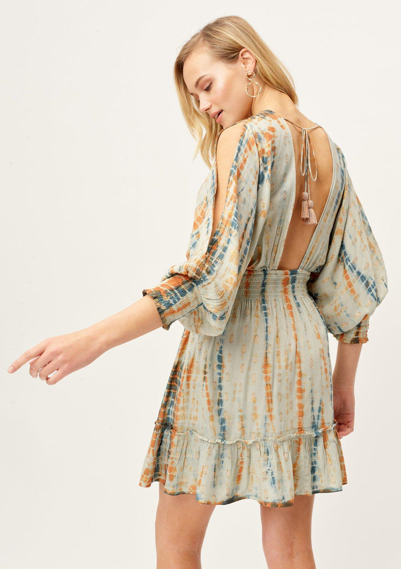 Mermaid Tie-Dye Mini Dress