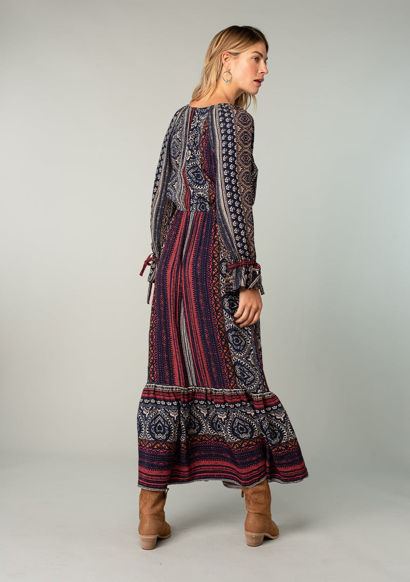 Lovestitch Boho Maxi Dress in Navy/Red at Nordstrom Rack, Size Medium Lovestitch Boho Maxi Dress in Navy/Red at Nordstrom Rack, Size Medium