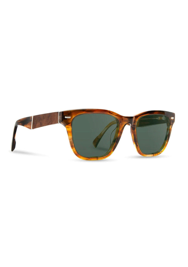[Color: Autumn] Retro style unisex sunglasses in an acetate frame.