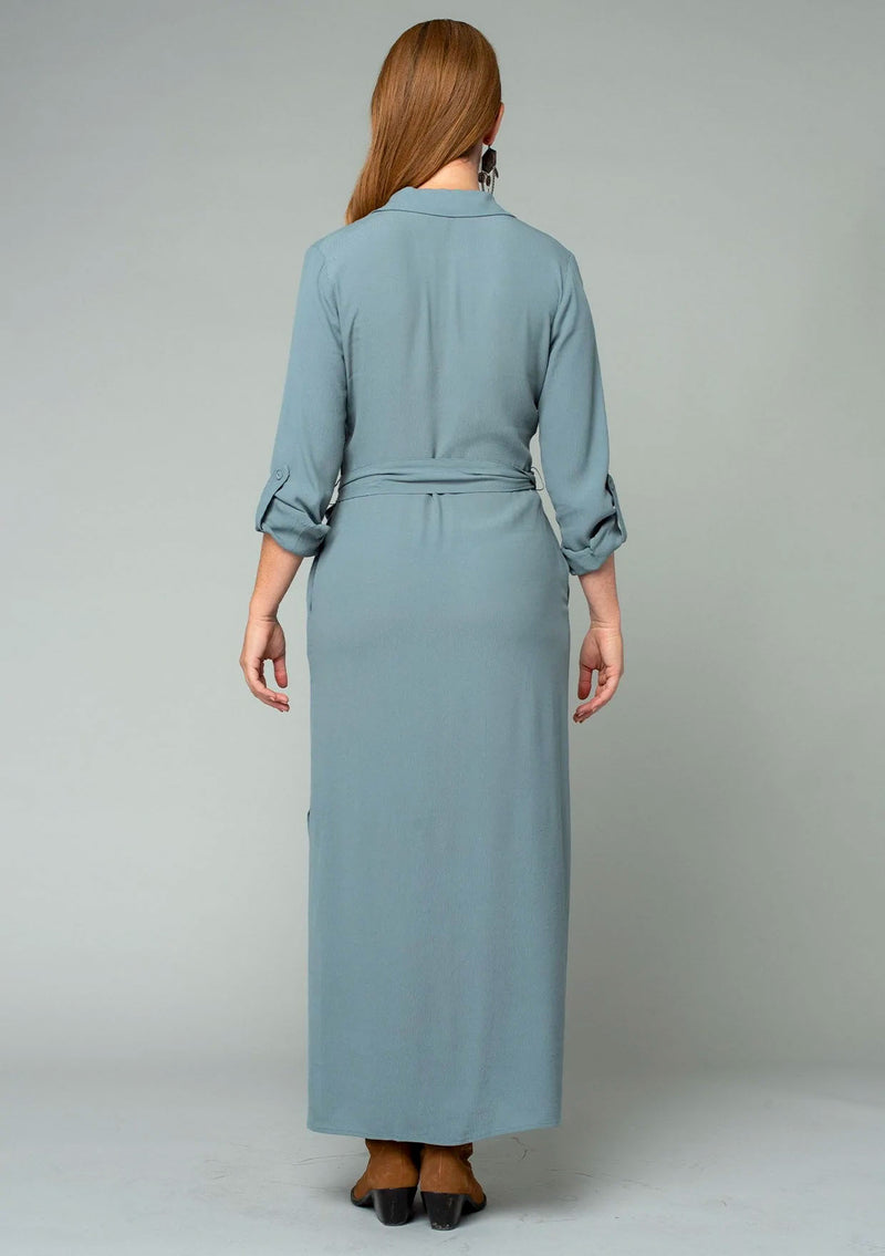Women's Lightweight Casual Maxi Shirt Dress | LOVESTITCH Women's Lightweight Casual Maxi Shirt Dress | LOVESTITCH
