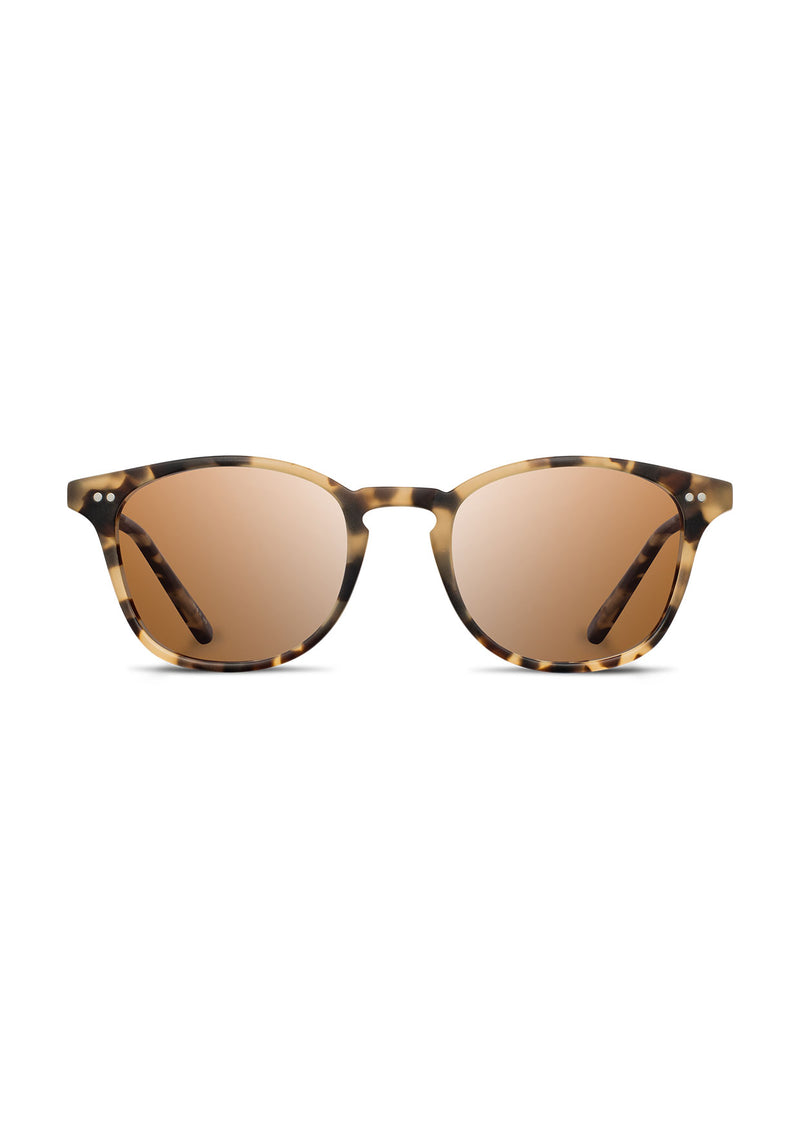 [Color: Matte Havana] Classic tortoiseshell acetate sunglasses. 
