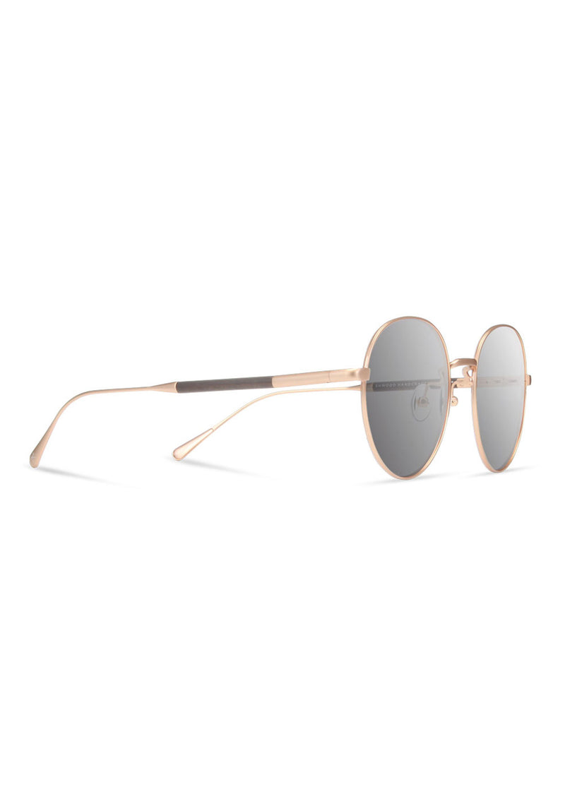 [Color: Matte Gold] Lightweight stainless steel metal frames with real hardwood dowels. 